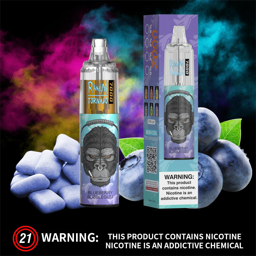 R and M 7000 PUFF DISPOSSABLE JUST VAPE INDIA