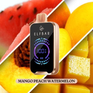 ELF BAR RAYA D2 20000 PUFF  MANGO PEACH WATERMELON ORIGNAL