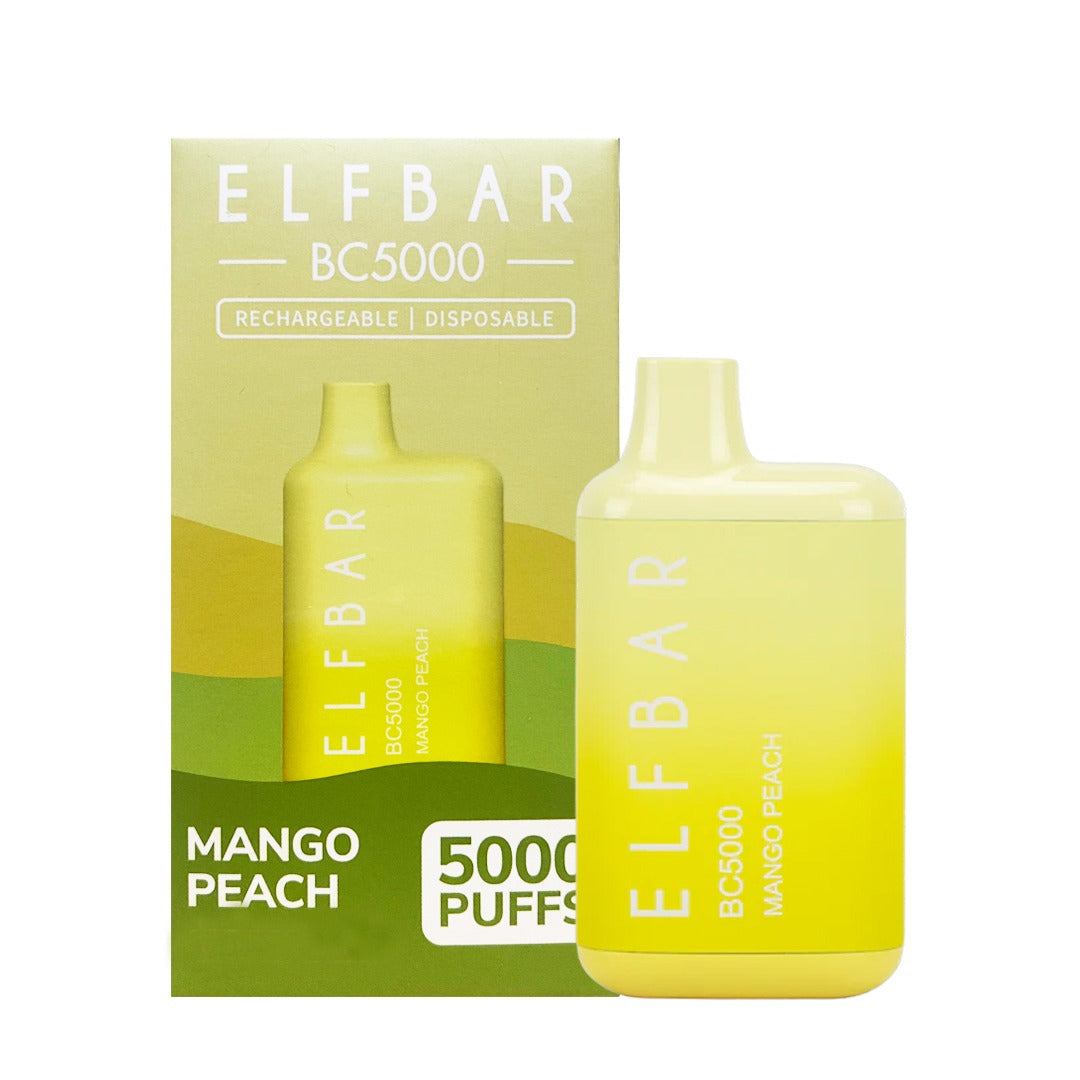 Elf Bar BC5000 | ORIGNAL Rechargeable Disposable Vape Puffs