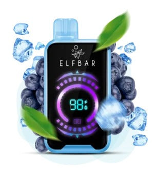 ELFBAR RAYA D2 BLUEBERRY ICE 20000 PUFF  | JUST VAPE NDIA | DISPOSSABLE VAPE