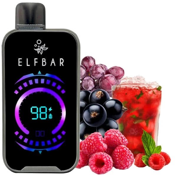 ELF BAR RAYA D2 BLUEBERRY RASPBERRY 20000PUFF ORIGNAL