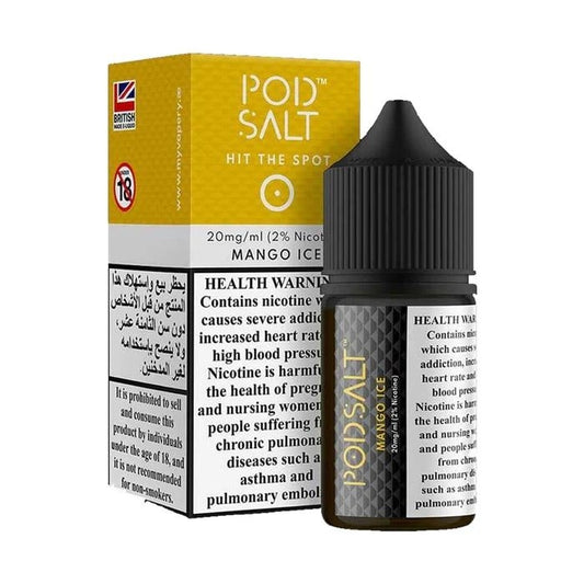 POD SALT Mango ice– Nicotine Salt Best price 2025