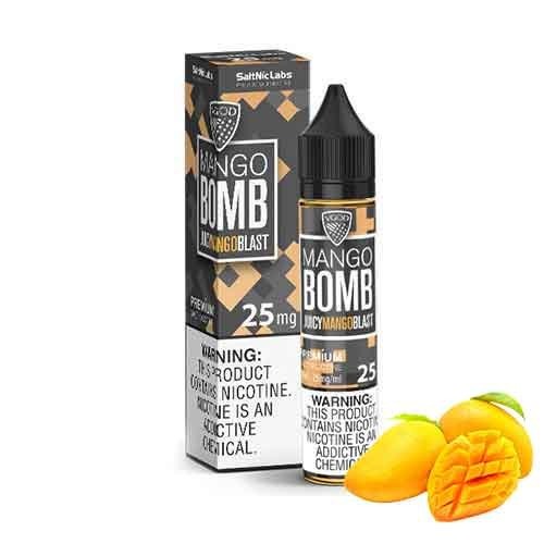 VGod SaltNic | 30ML Vape Juice | ICED MANGO BOMB| 25MG,50MG