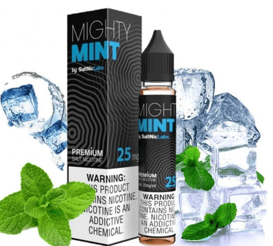 VGod SaltNic | 30ML Vape Juice | MIGHTY MINT | 25MG,50MG