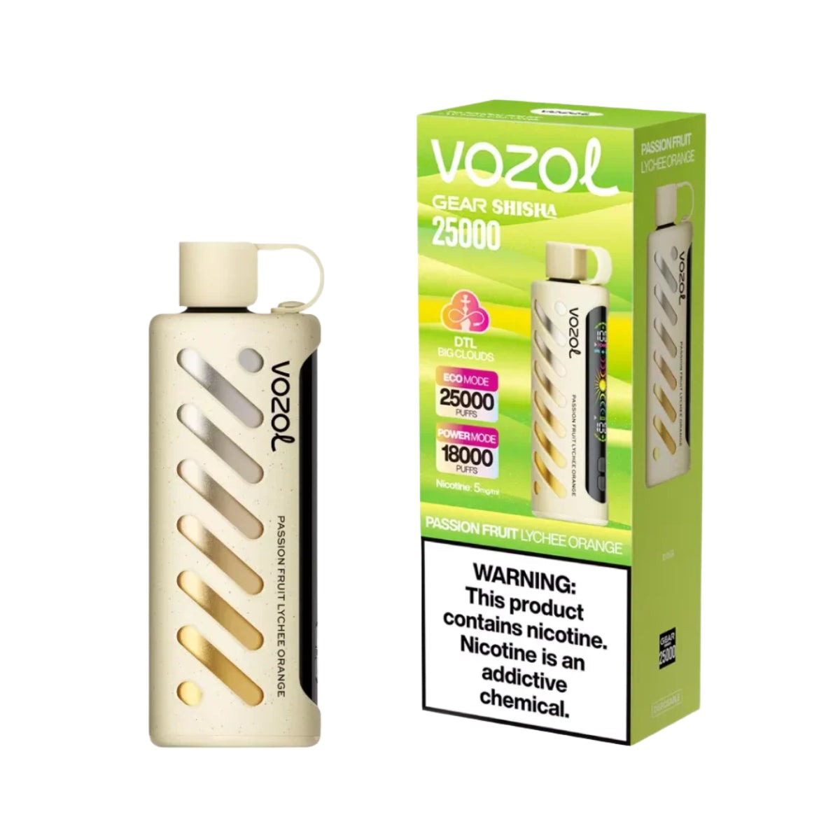 Vozol Shisha 25000 Puffs Gear INDIA