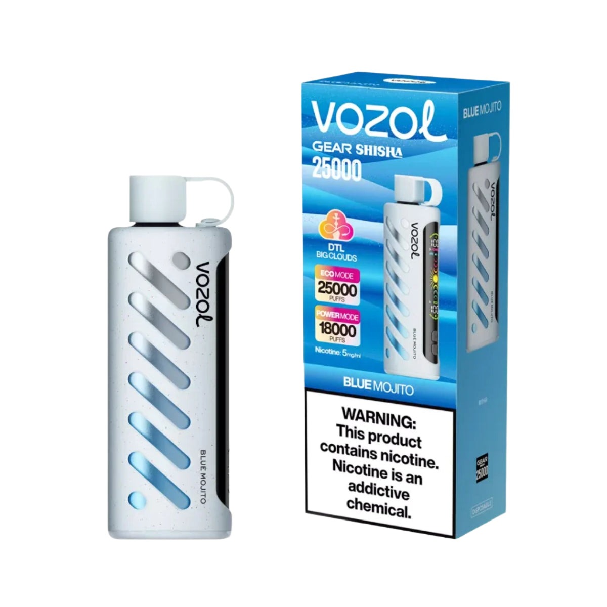 Vozol Shisha 25000 Puffs Gear INDIA