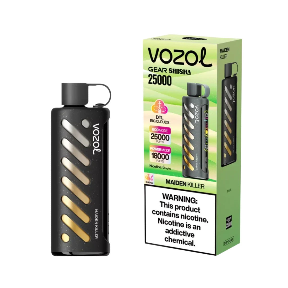 Vozol Shisha 25000 Puffs Gear INDIA