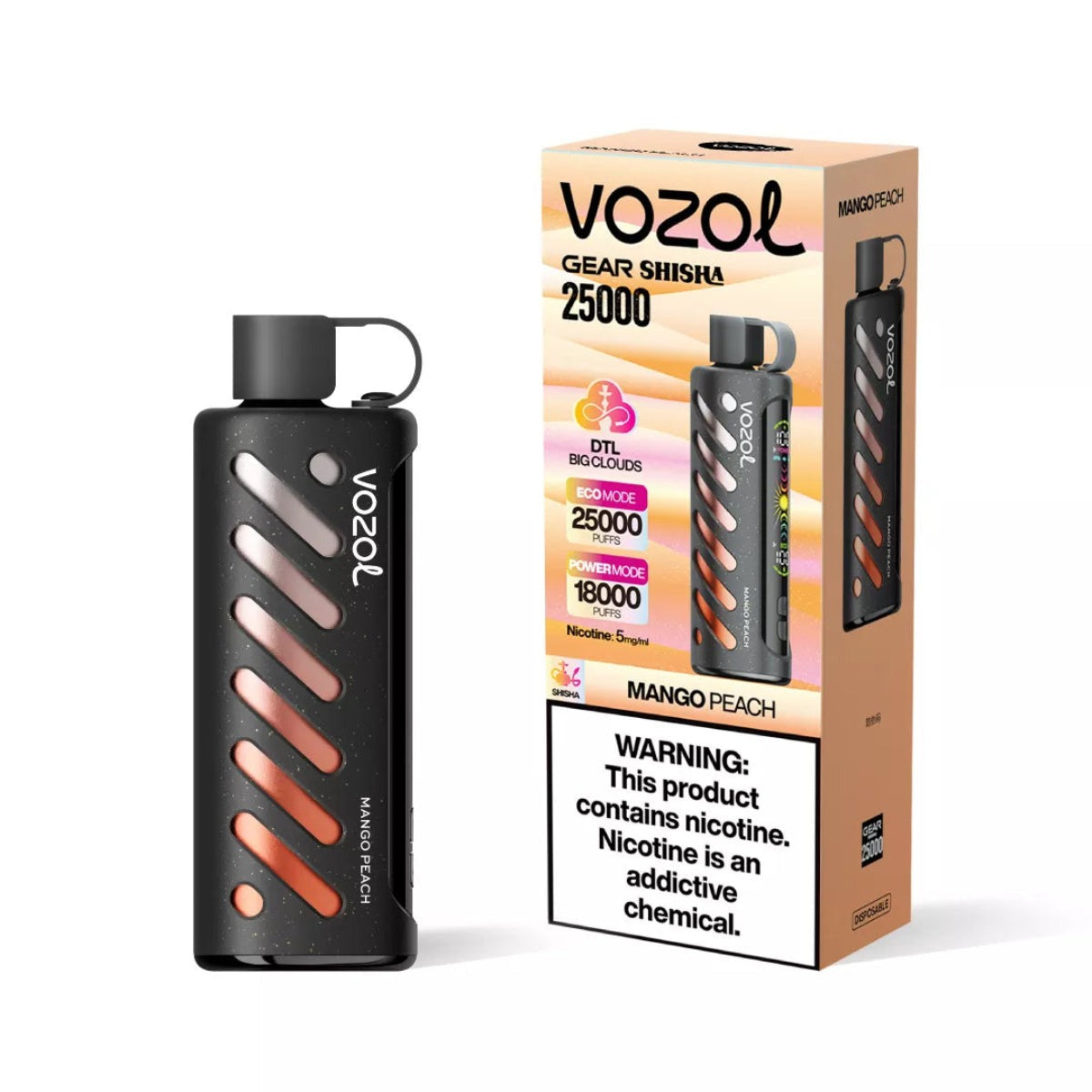 Vozol Shisha 25000 Puffs Gear INDIA
