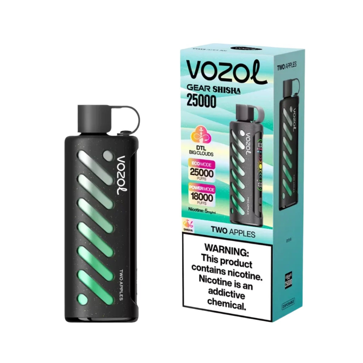 Vozol Shisha 25000 Puffs Gear INDIA