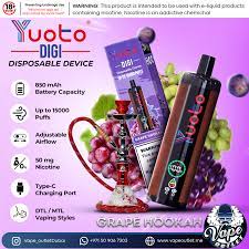 Yuoto Digi 15000 Puffs Disposable | JUST VAPE INDIA | AT BEST PRICE