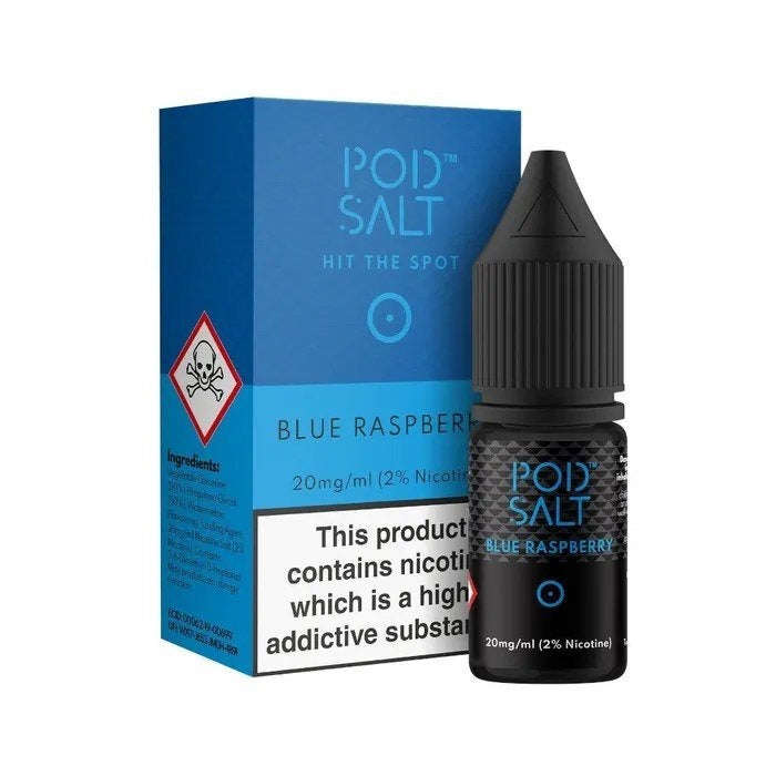 POD SALT BLUE RASPBERRY – Nicotine Salt Best price 2025