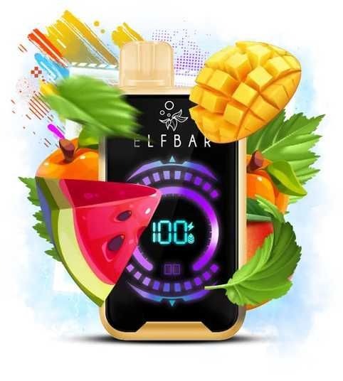 Elf Bar Raya D2 with Dynamic Screen – 20,000 Puffs