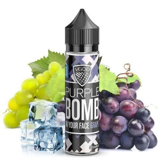 VGod SaltNic | 30ML Vape Juice | ICED Purple Bomb | 25MG,50MG